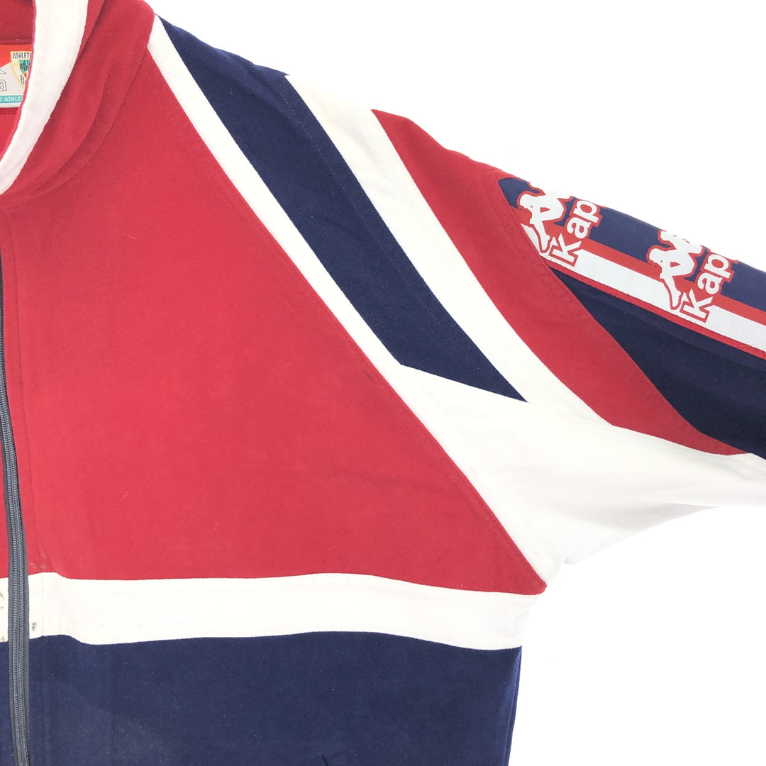 90'S Kappa ATHLETIC CLUB BILBAO Velour Jersey Track Jacket Made in Italy Men's L size /eaa478205