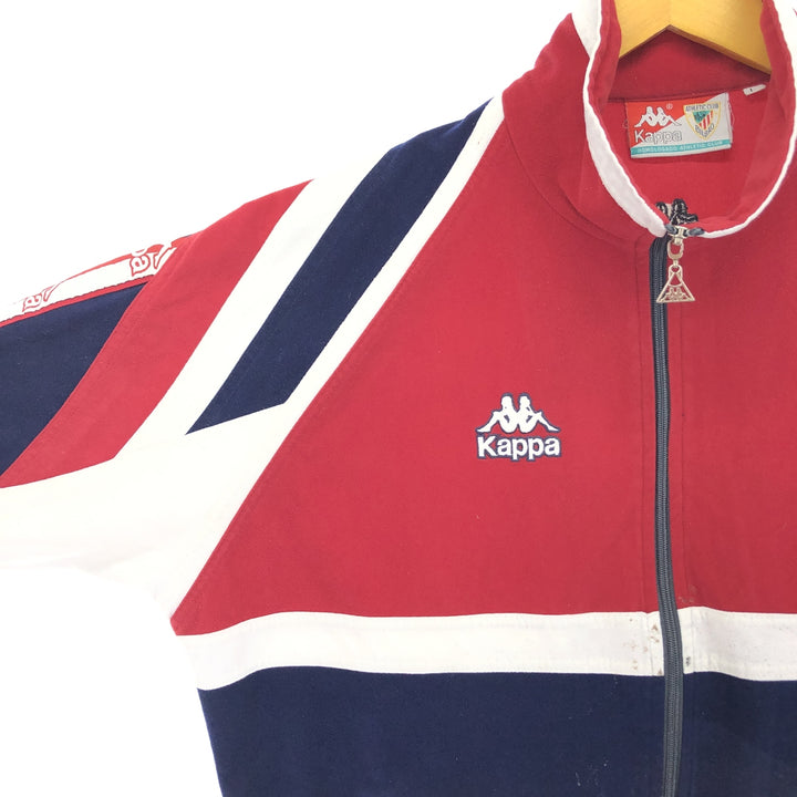 90'S Kappa ATHLETIC CLUB BILBAO Velour Jersey Track Jacket Made in Italy Men's L size /eaa478205