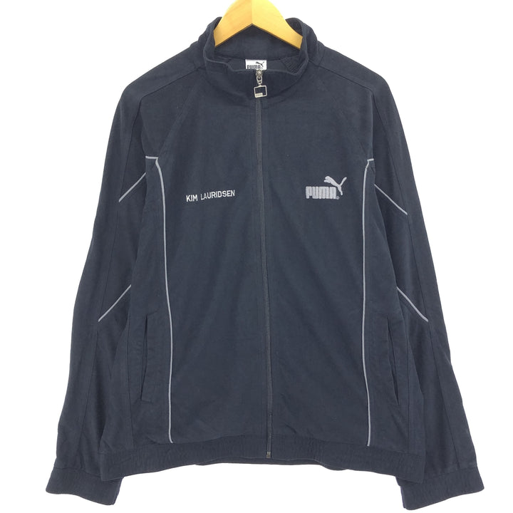 90'S PUMA Back Print Velour Jersey Track Jacket Men's M Size Vintage /eaa478212