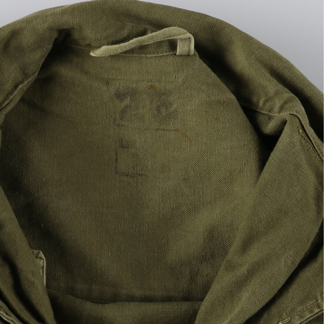 1940s-1950'S French Army M-47 Early Military Field Jacket Men's L Size Vintage / eaa478290