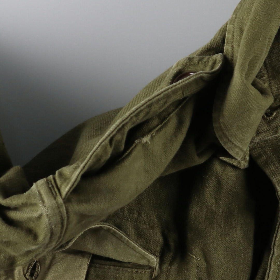 1940s-1950'S French Army M-47 Early Military Field Jacket Men's L Size Vintage / eaa478290
