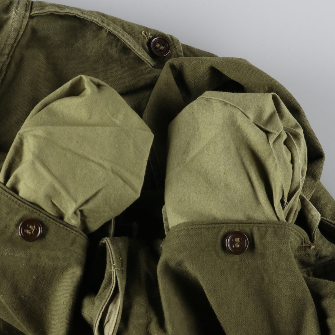 1940s-1950'S French Army M-47 Early Military Field Jacket Men's L Size Vintage / eaa478290