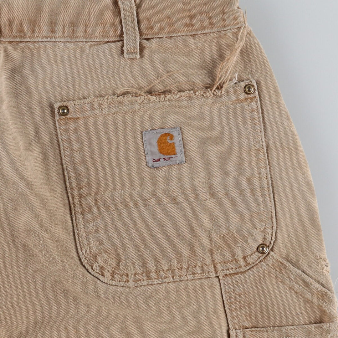 ~90'S Carhartt Double Knee Duck Painter Pants Made in USA Men's W34 Vintage / eaa478310