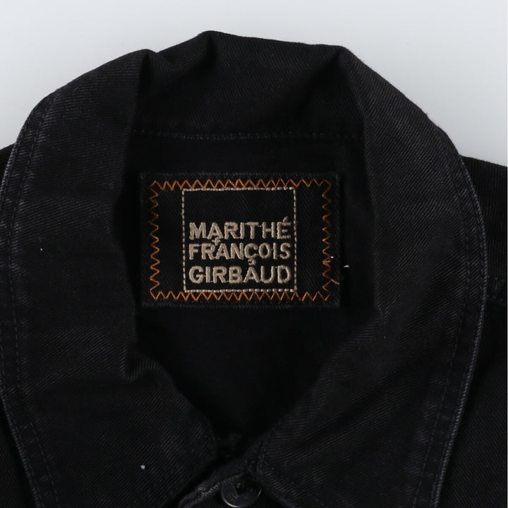 Marithe Francois Girbaud Black Denim Jacket G-Jean Men's XL Size /eaa478348