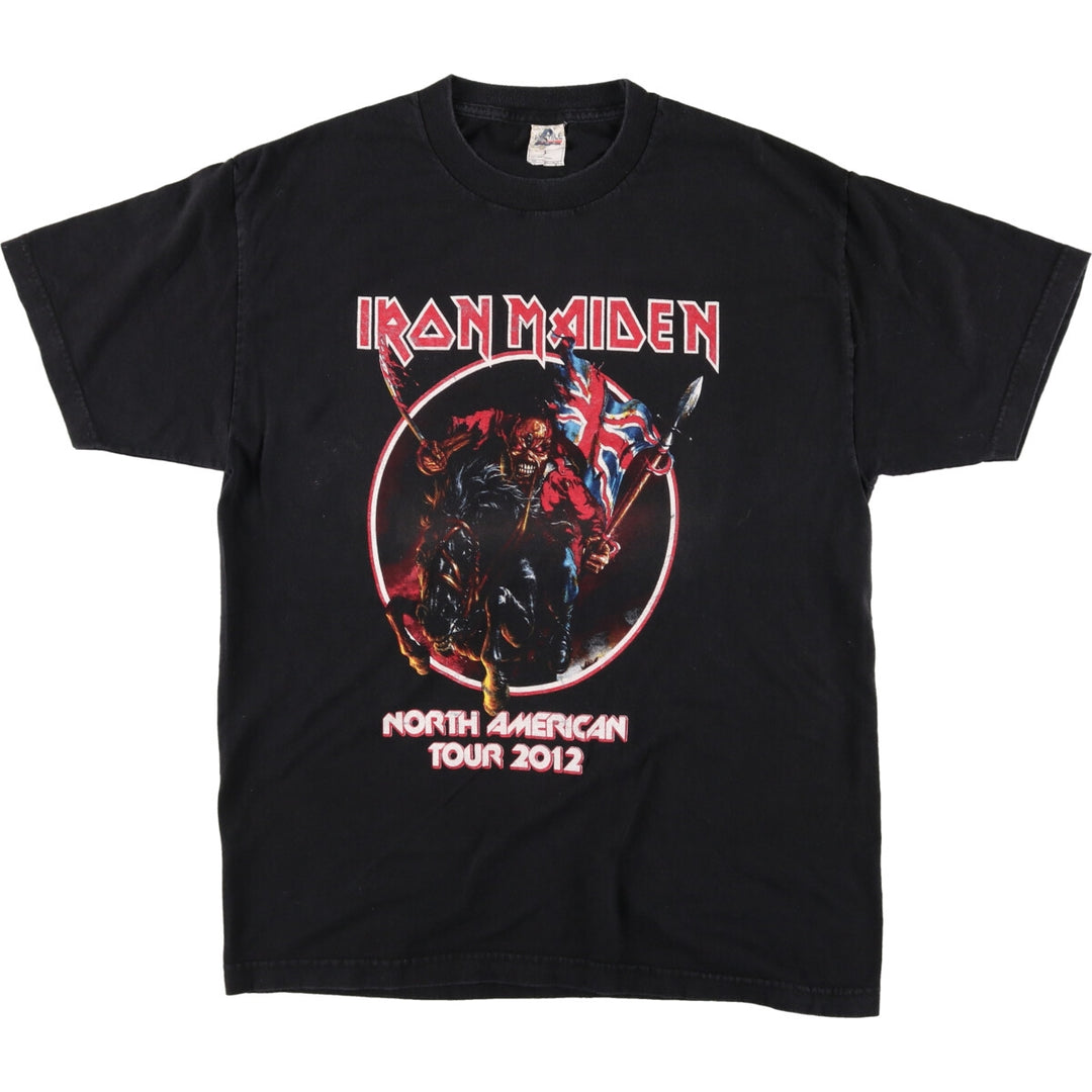 ALSTYLE APPAREL IRON MAIDEN Iron Maiden Band T-shirt Band T Men's L size /eaa478427