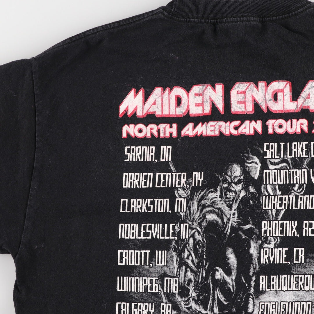 ALSTYLE APPAREL IRON MAIDEN Iron Maiden Band T-shirt Band T Men's L size /eaa478427