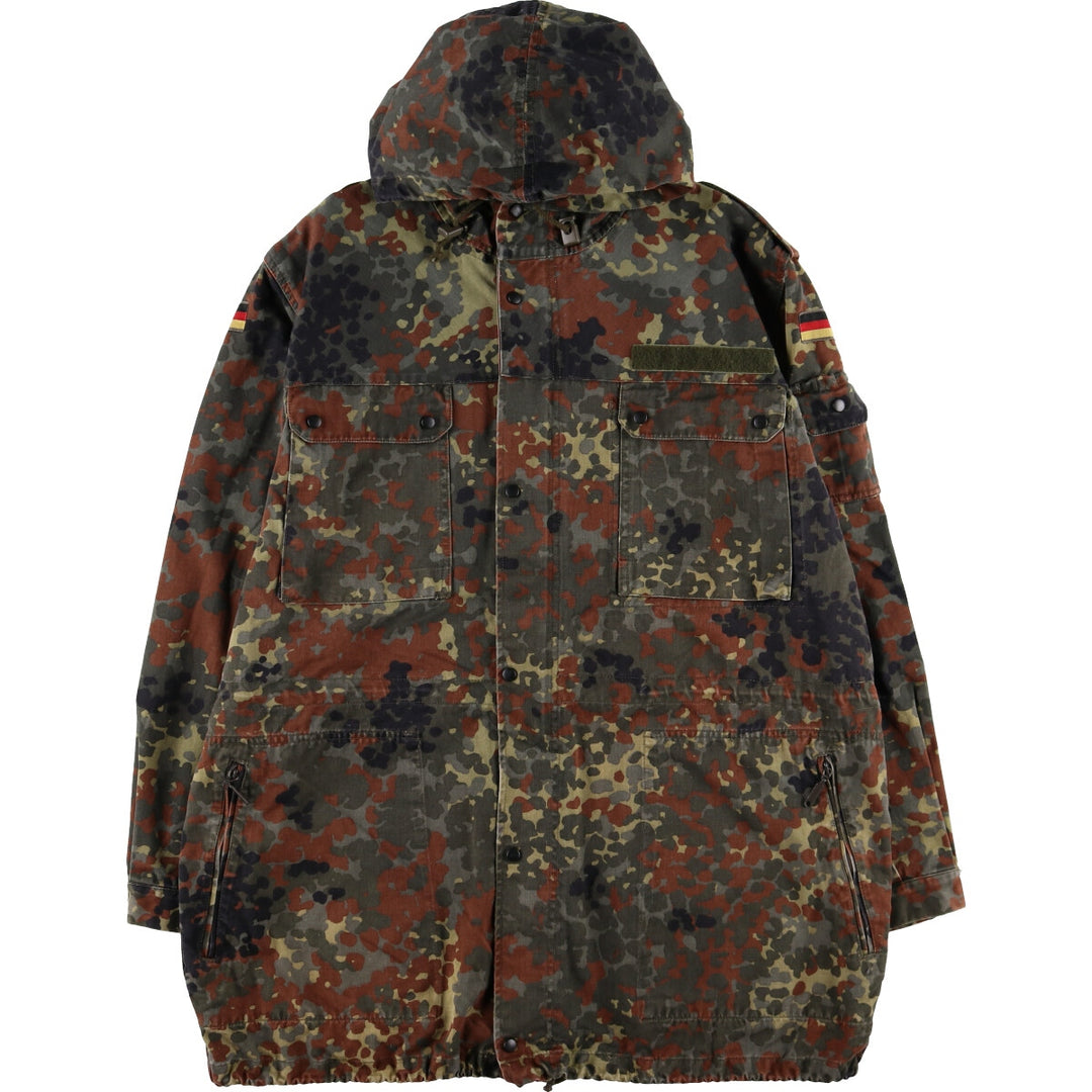 90'S German military genuine camouflage pattern Fleckter camo field parka mods coat GrNr 16 men's L equivalent vintage /eaa478478