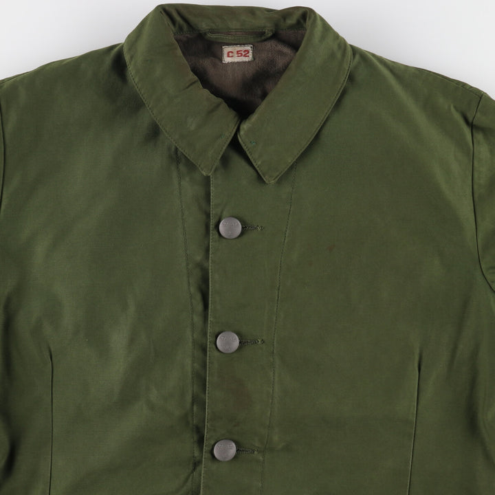 70'S Swedish military genuine M-59 military field coat C52 men's size L vintage / eaa478486