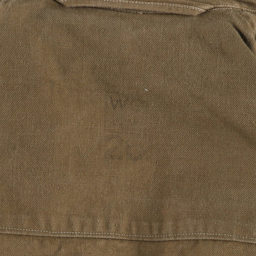 Authentic French military item from the 1950s, M-47 early model late model military field jacket, men's size L, vintage / eaa478492