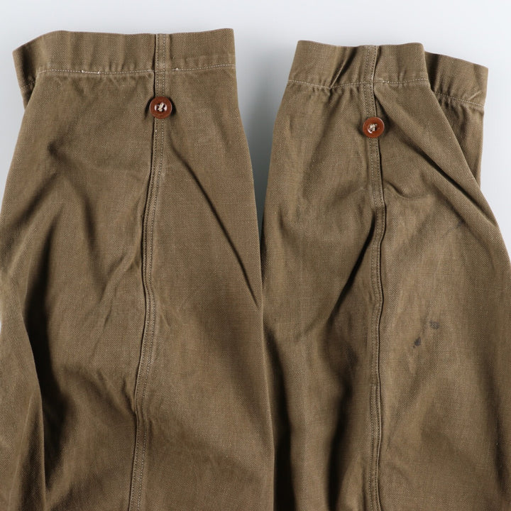 Authentic French military item from the 1950s, M-47 early model late model military field jacket, men's size L, vintage / eaa478492