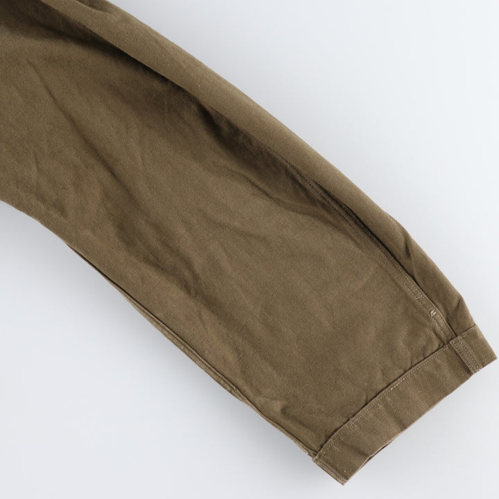 Authentic French military item from the 1950s, M-47 early model late model military field jacket, men's size L, vintage / eaa478492