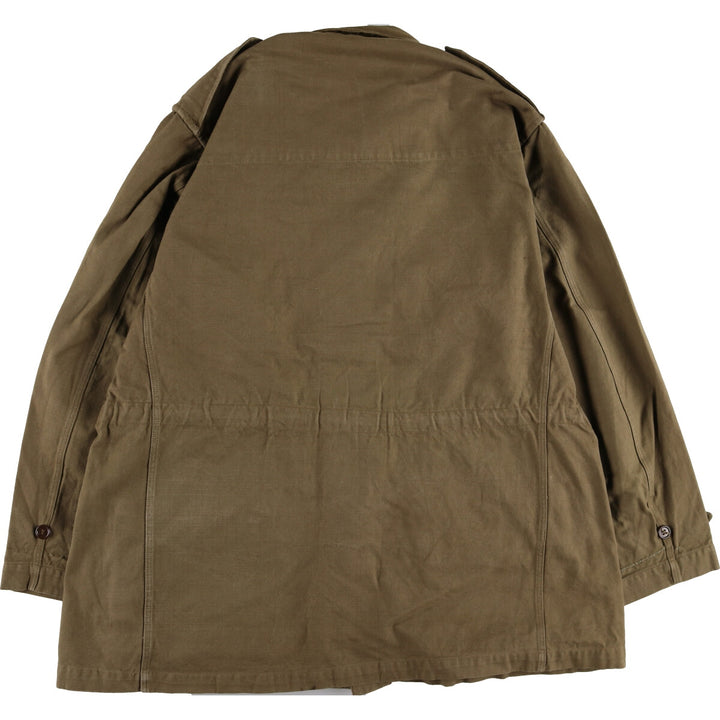 Authentic French military field jacket, size 49, men's XL equivalent, vintage / eaa478494