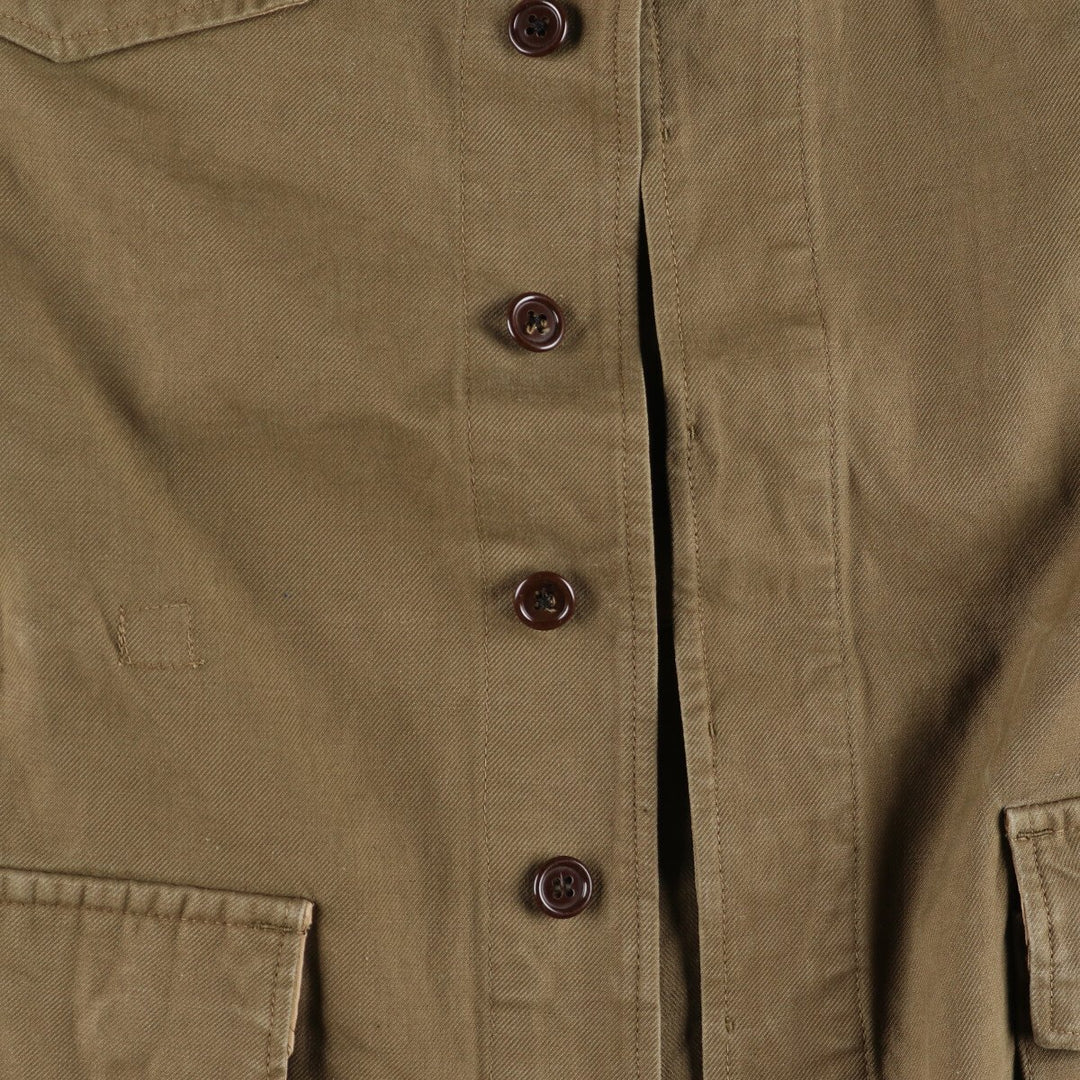 Authentic French military field jacket, size 49, men's XL equivalent, vintage / eaa478494