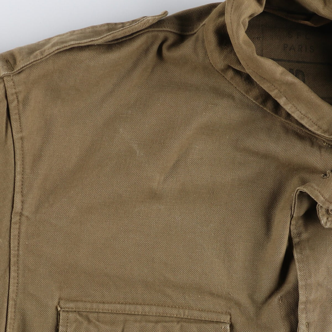 Authentic French military field jacket, size 49, men's XL equivalent, vintage / eaa478494