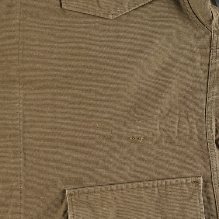 Authentic French military field jacket, size 49, men's XL equivalent, vintage / eaa478494