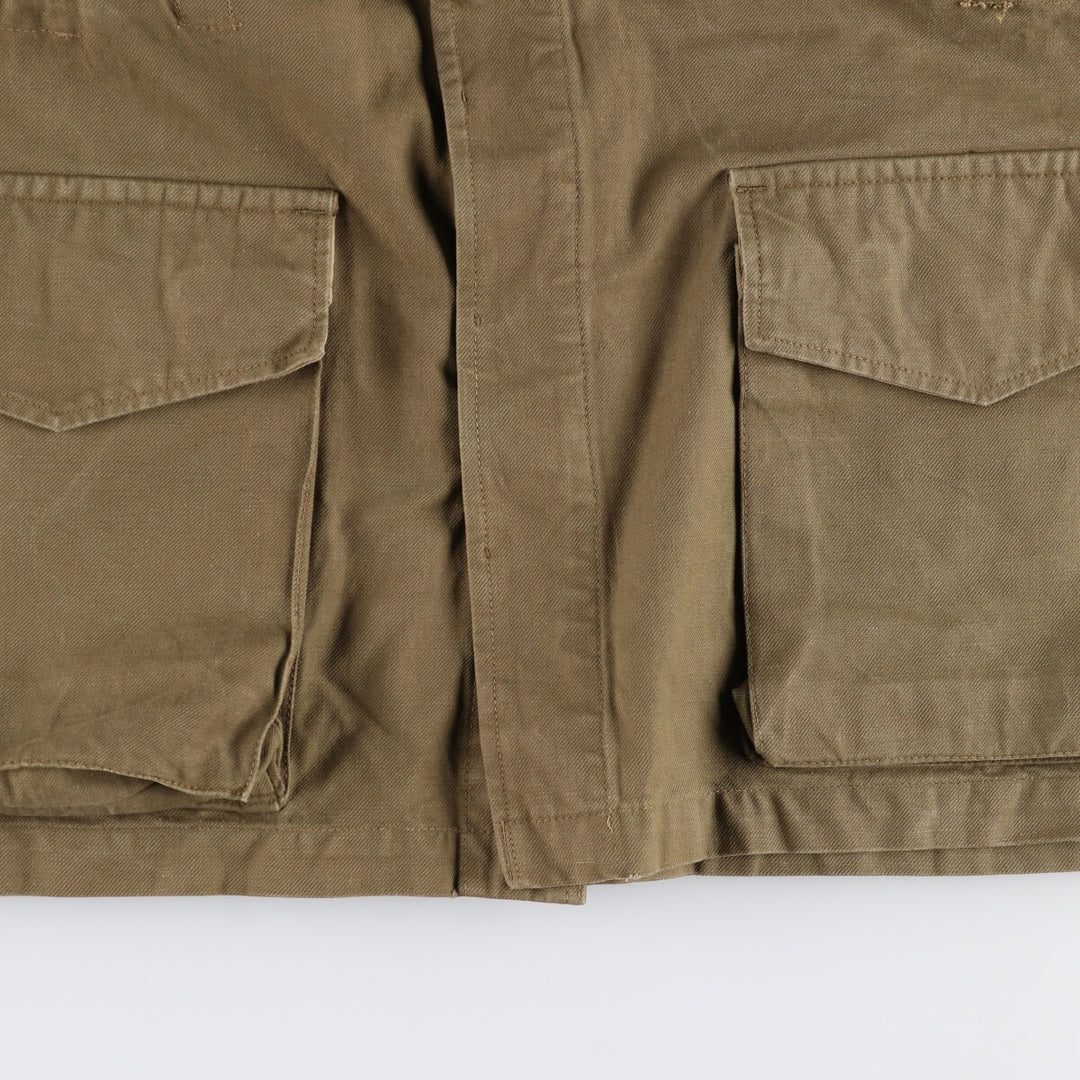 Authentic French military field jacket, size 49, men's XL equivalent, vintage / eaa478494