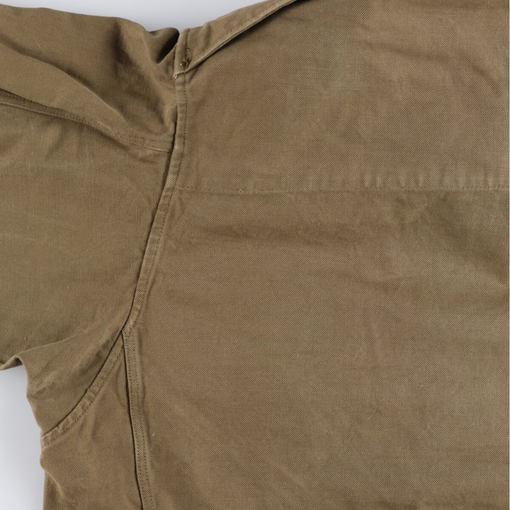 Authentic French military field jacket, size 49, men's XL equivalent, vintage / eaa478494