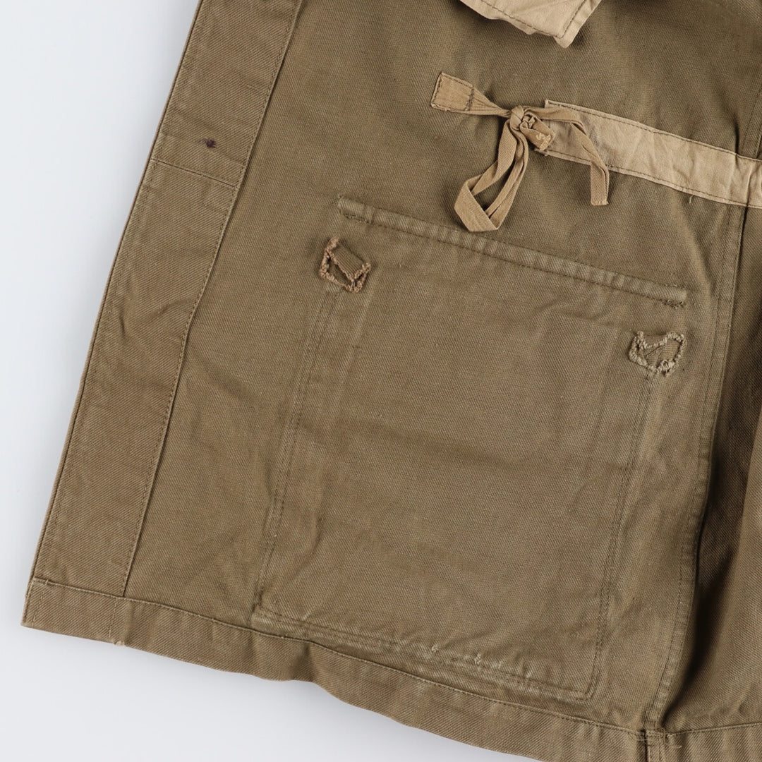 Authentic French military field jacket, size 49, men's XL equivalent, vintage / eaa478494