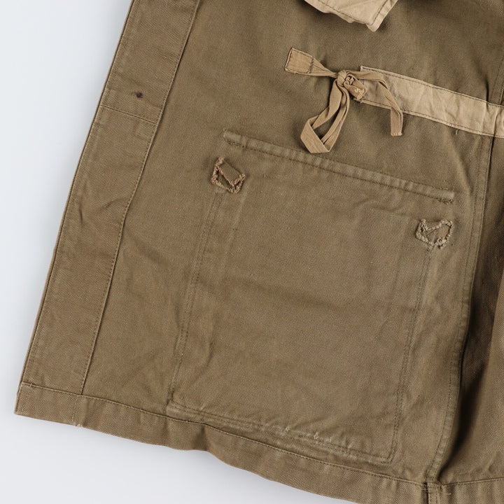 Authentic French military field jacket, size 49, men's XL equivalent, vintage / eaa478494