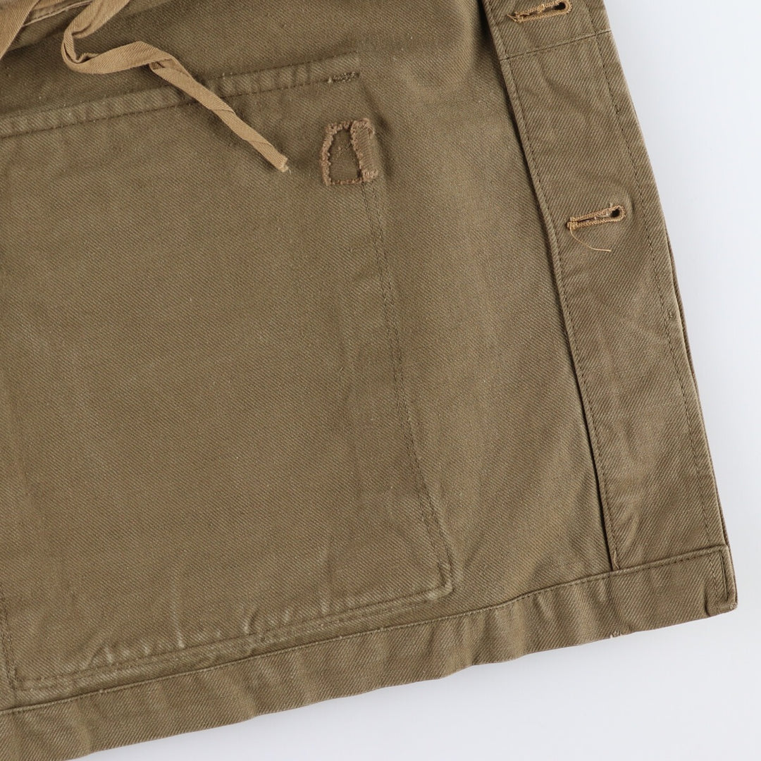 Authentic French military field jacket, size 49, men's XL equivalent, vintage / eaa478494