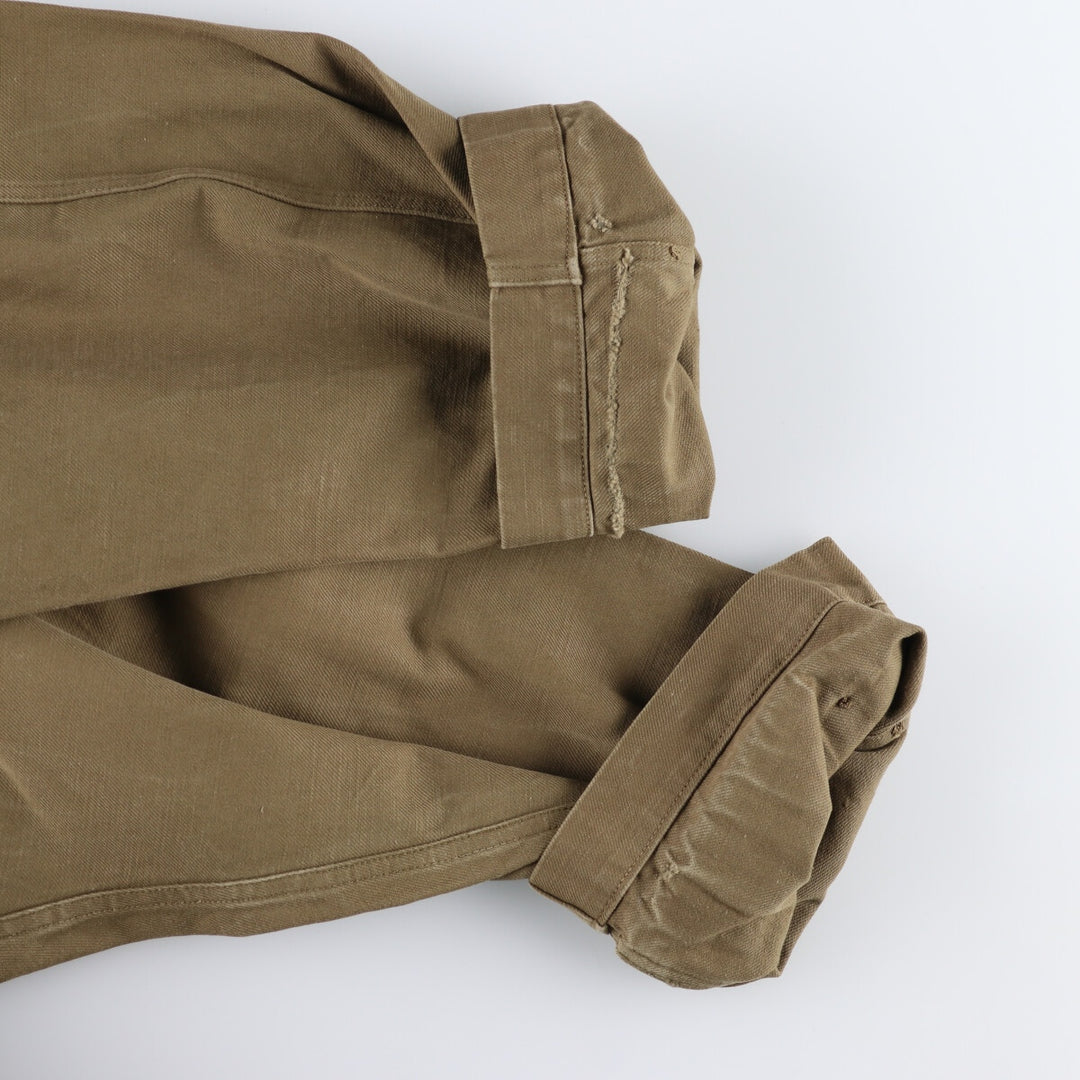 Authentic French military field jacket, size 49, men's XL equivalent, vintage / eaa478494