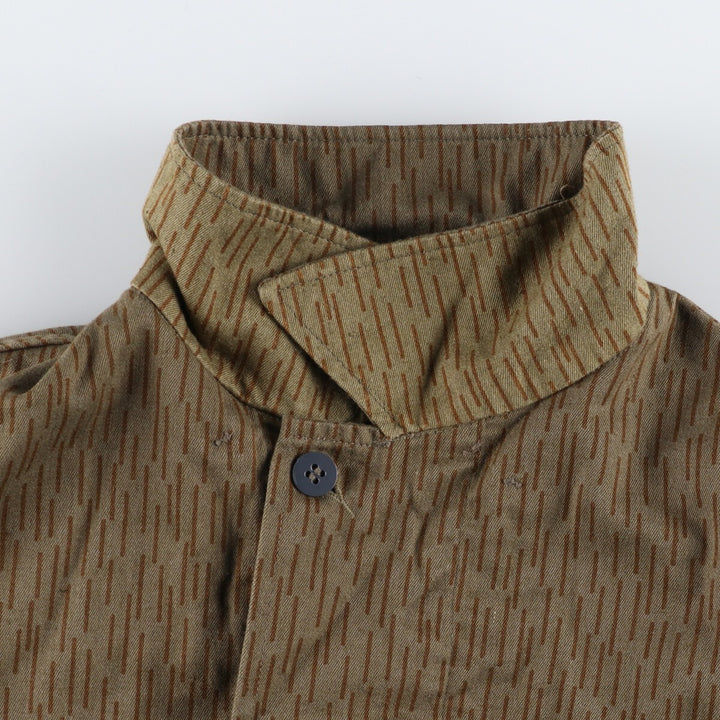 Genuine East German military Raindrop Camo Camouflage Pattern Military Field Jacket 52 Men's L equivalent Vintage /eaa478495