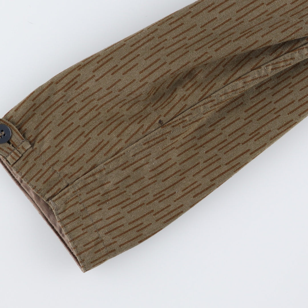 Genuine East German military Raindrop Camo Camouflage Pattern Military Field Jacket 52 Men's L equivalent Vintage /eaa478495