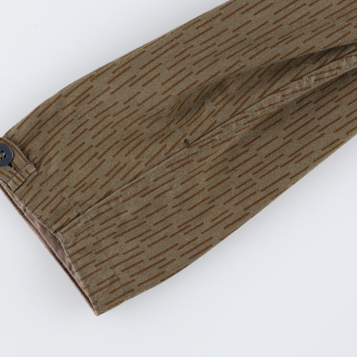 Genuine East German military Raindrop Camo Camouflage Pattern Military Field Jacket 52 Men's L equivalent Vintage /eaa478495