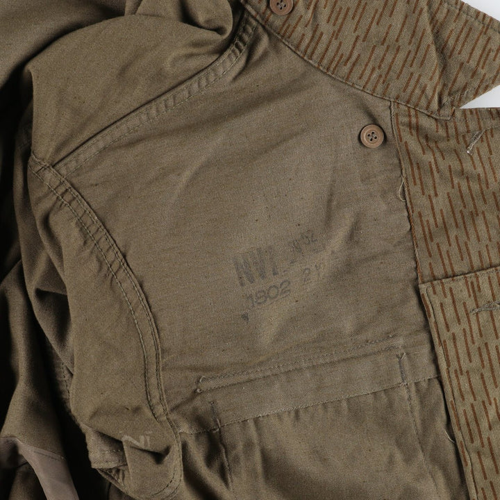 Genuine East German military Raindrop Camo Camouflage Pattern Military Field Jacket 52 Men's L equivalent Vintage /eaa478495