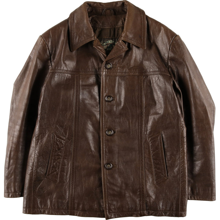 THE VALI COLLECTION Leather car coat for men, size M /eaa478501