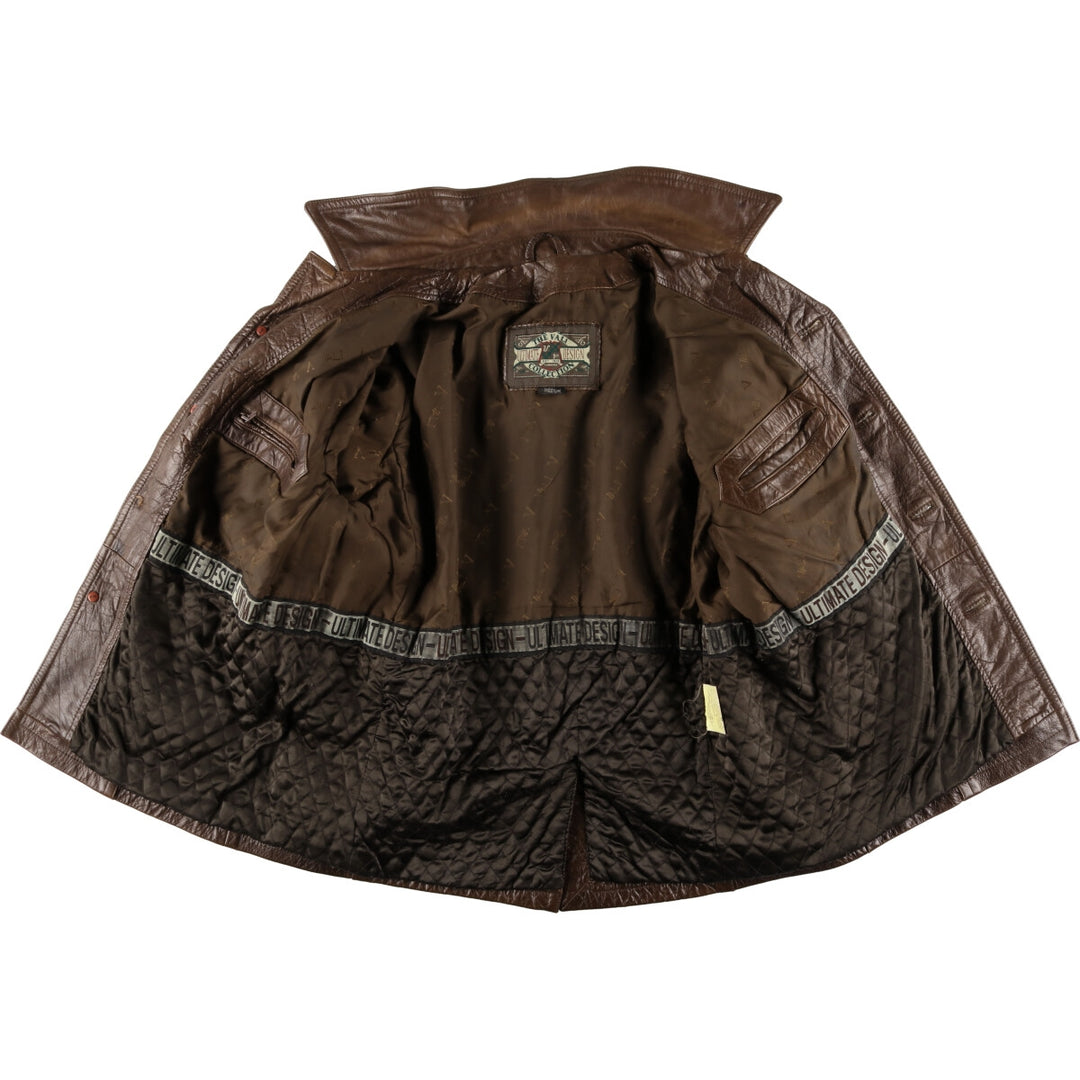 THE VALI COLLECTION Leather car coat for men, size M /eaa478501