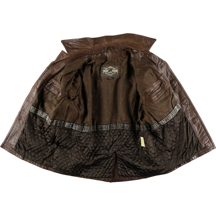 THE VALI COLLECTION Leather car coat for men, size M /eaa478501