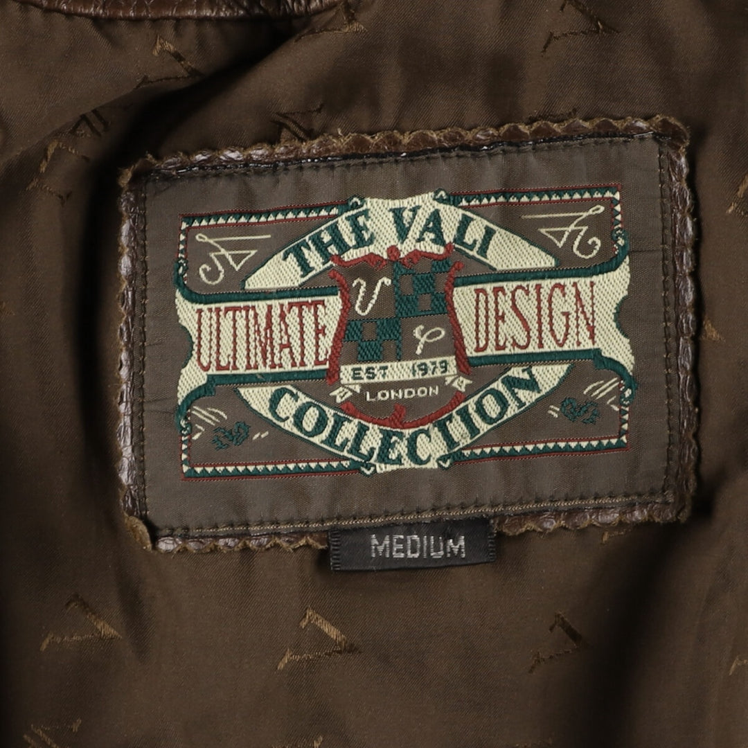 THE VALI COLLECTION Leather car coat for men, size M /eaa478501