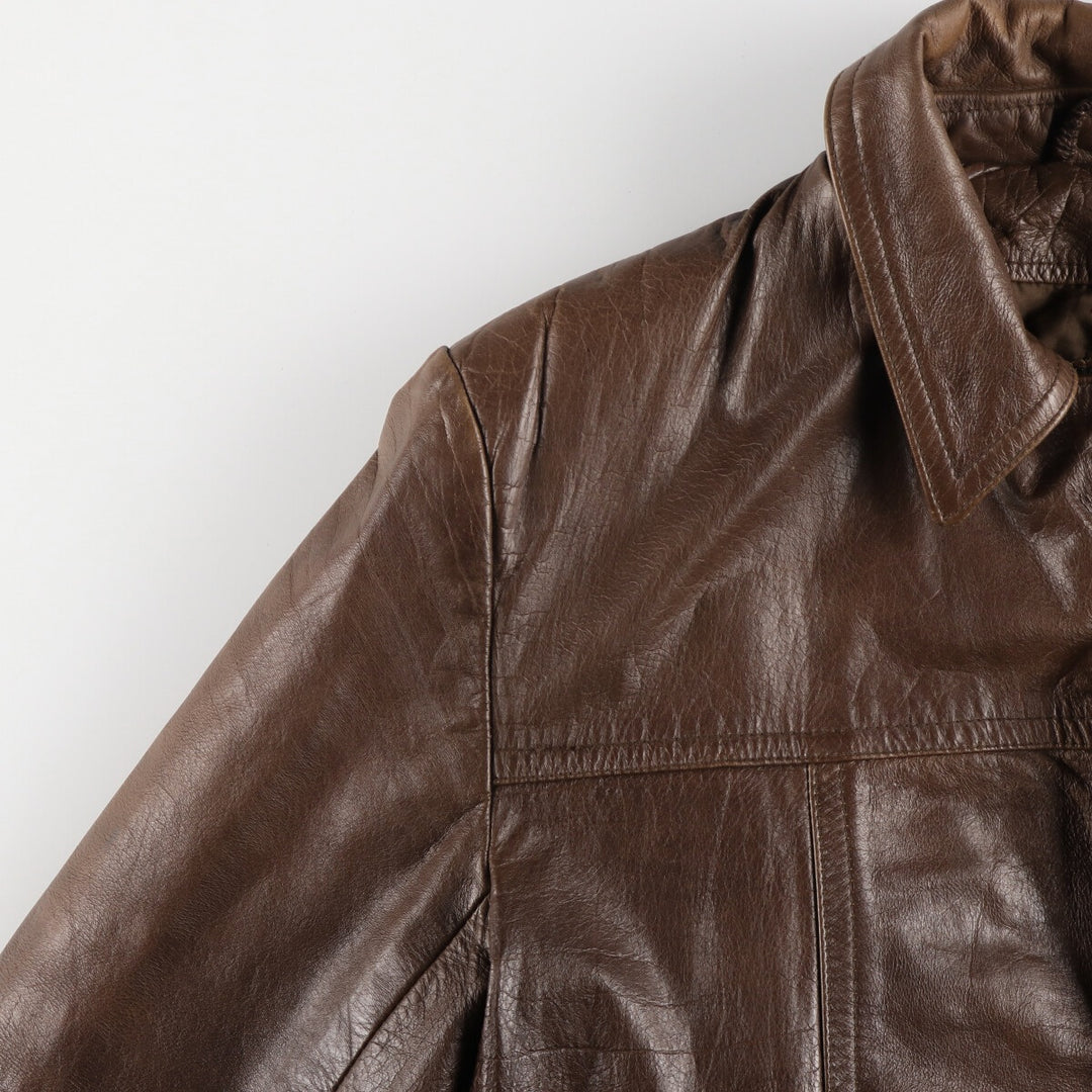 THE VALI COLLECTION Leather car coat for men, size M /eaa478501