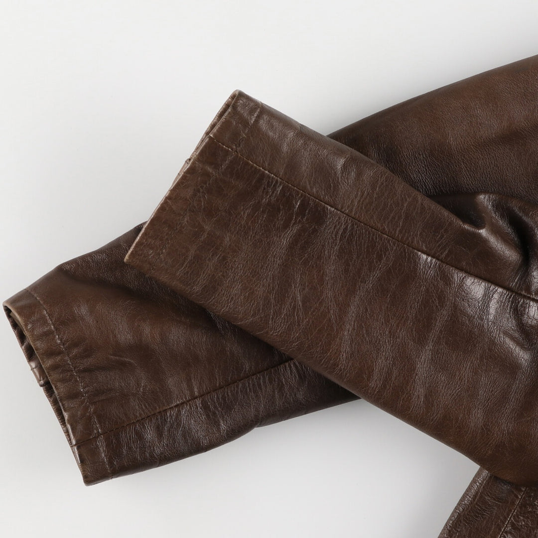 THE VALI COLLECTION Leather car coat for men, size M /eaa478501