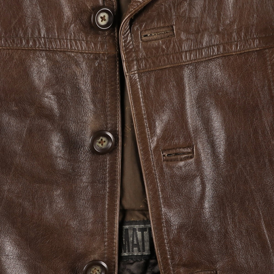 THE VALI COLLECTION Leather car coat for men, size M /eaa478501