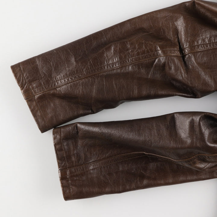 THE VALI COLLECTION Leather car coat for men, size M /eaa478501