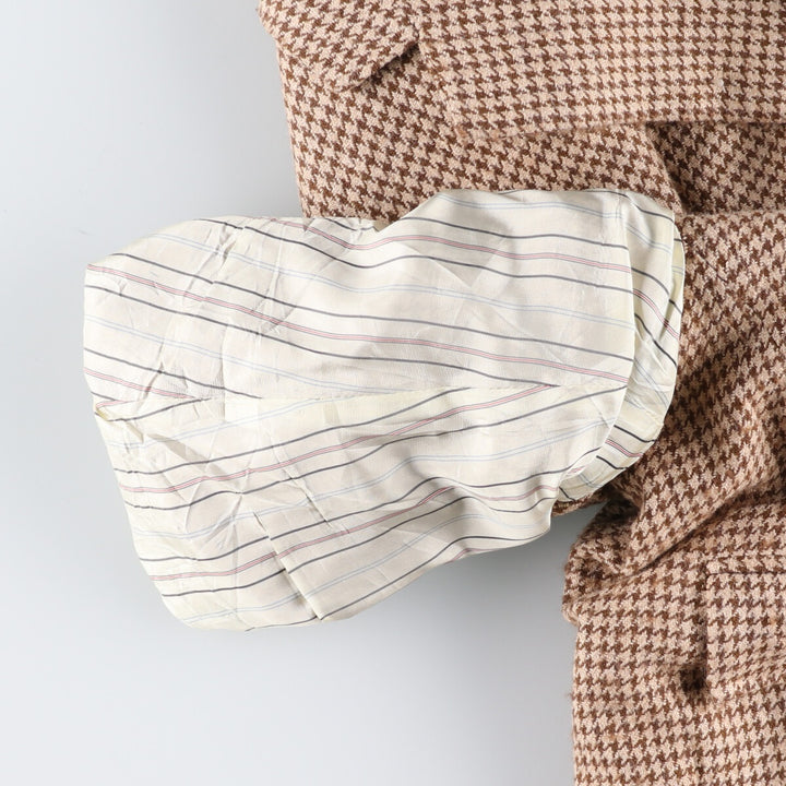90'S Polo by Ralph Lauren Houndstooth Pattern Tailored Jacket Made in USA Men's M Size Vintage /eaa478518