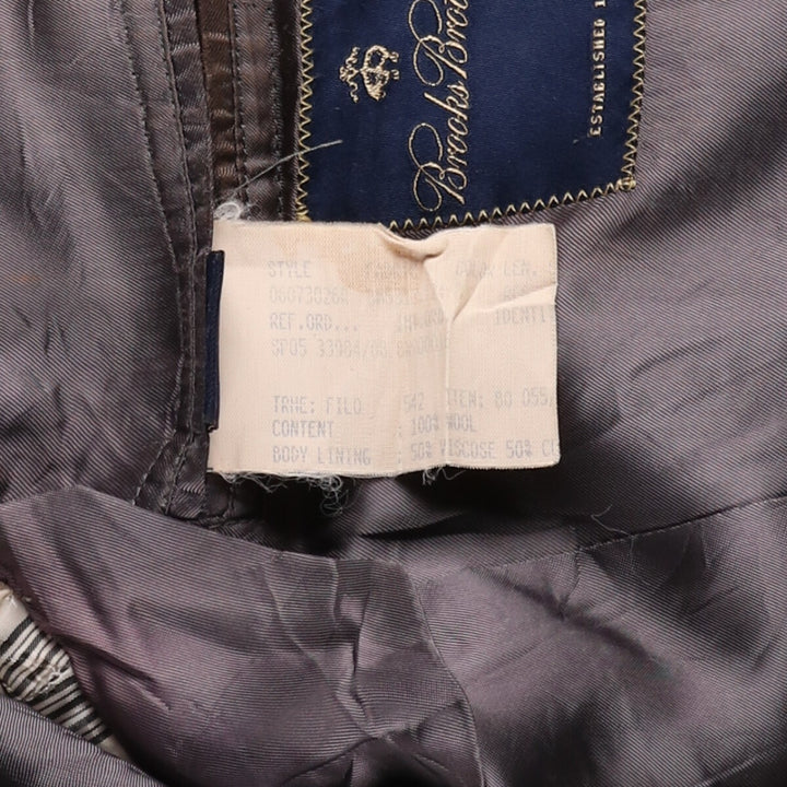 Brooks Brothers Est.1818 Stripe Pattern Wool Tailored Jacket Made in Italy Men's L size /eaa478520