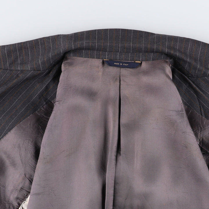 Brooks Brothers Est.1818 Stripe Pattern Wool Tailored Jacket Made in Italy Men's L size /eaa478520