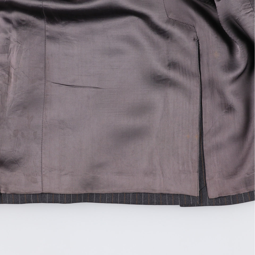 Brooks Brothers Est.1818 Stripe Pattern Wool Tailored Jacket Made in Italy Men's L size /eaa478520