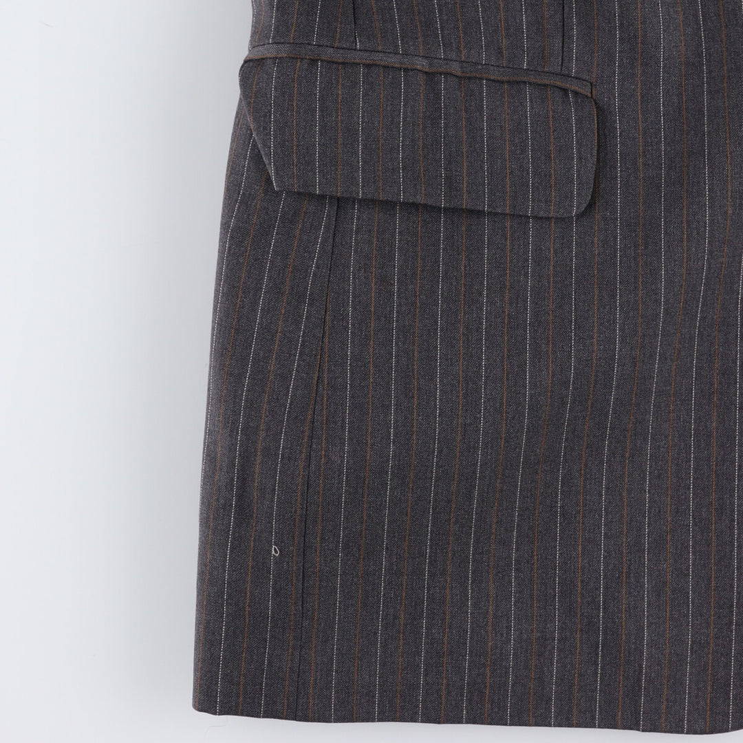 Brooks Brothers Est.1818 Stripe Pattern Wool Tailored Jacket Made in Italy Men's L size /eaa478520