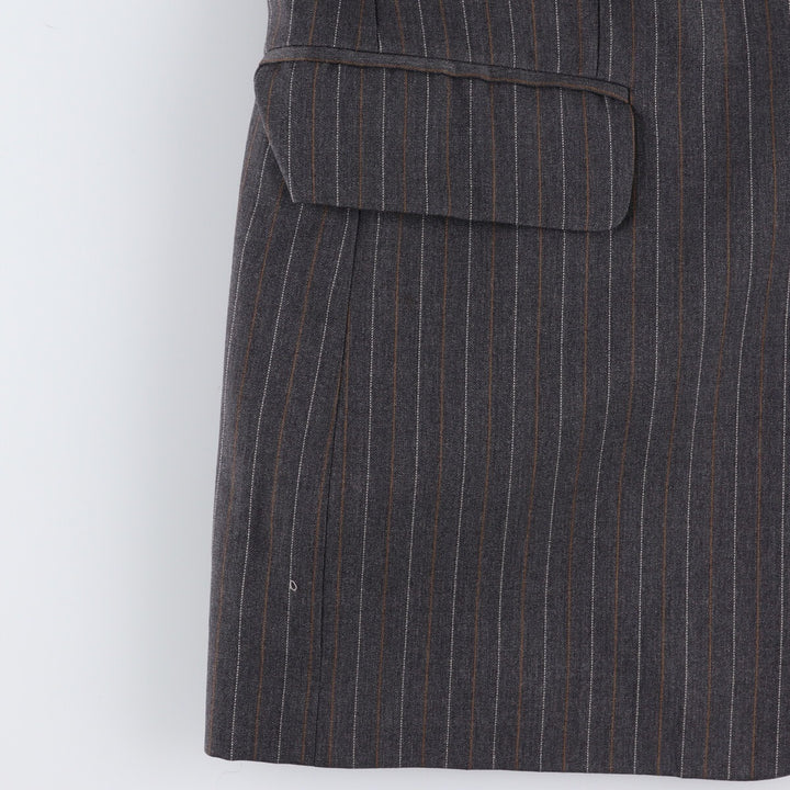 Brooks Brothers Est.1818 Stripe Pattern Wool Tailored Jacket Made in Italy Men's L size /eaa478520