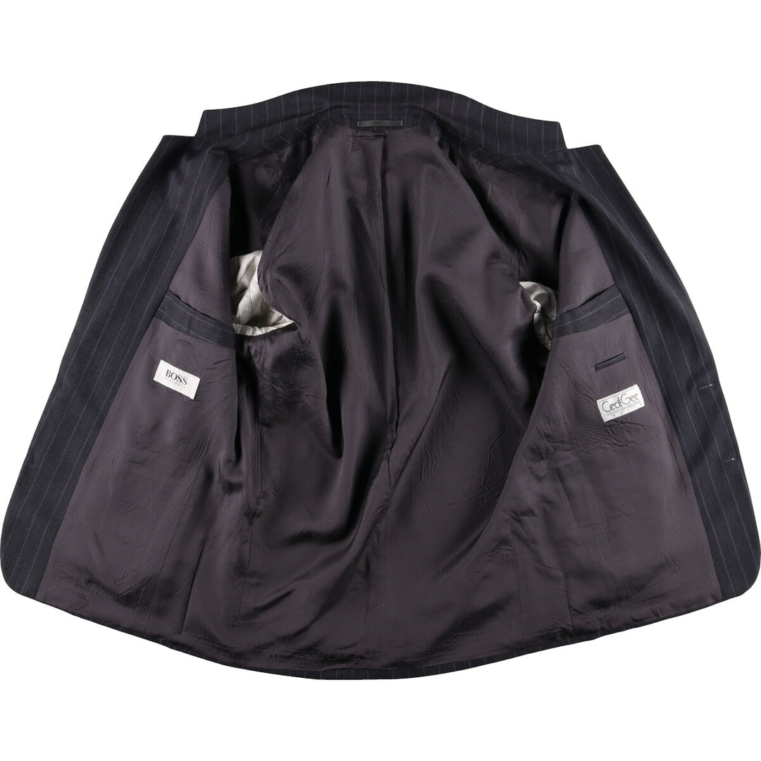 HUGO BOSS Striped Pattern Wool Tailored Jacket Men's Size L / eaa478522