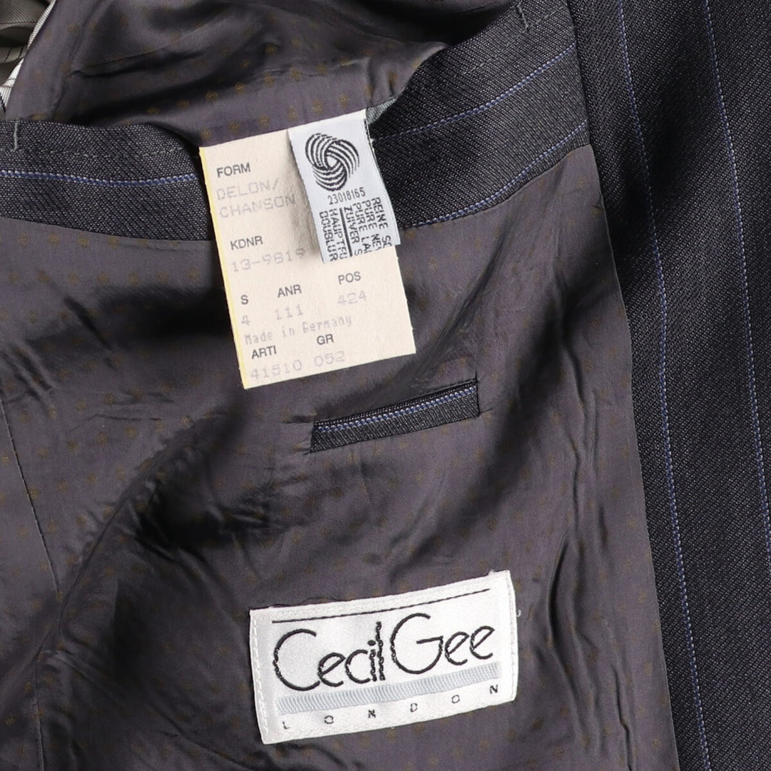 HUGO BOSS Striped Pattern Wool Tailored Jacket Men's Size L / eaa478522