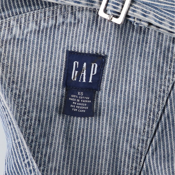 GAP Hickory Stripe Denim Overalls for Men, Size W34 / eaa478567