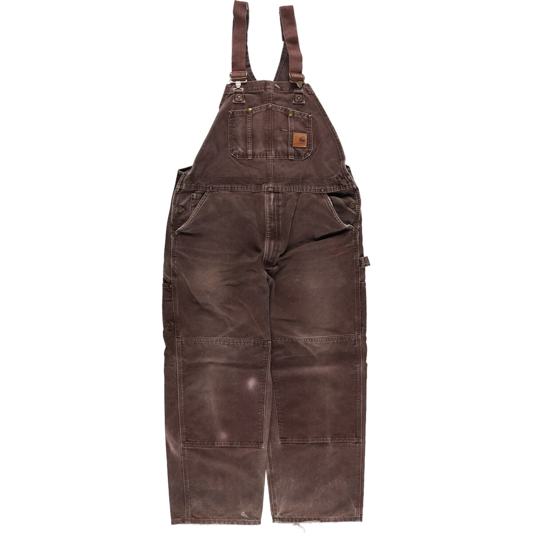 Big size Carhartt double knee duck overalls for men, equivalent to W40 / eaa478589