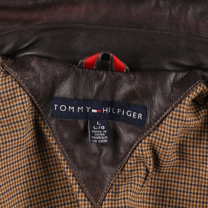 Tommy Hilfiger TOMMY HILFIGER Padded leather jacket type Men's L size / eaa478597