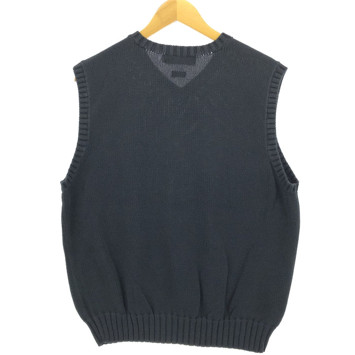 Ralph Lauren POLO by Ralph Lauren V-neck cotton knit vest, men's size L / eaa478648