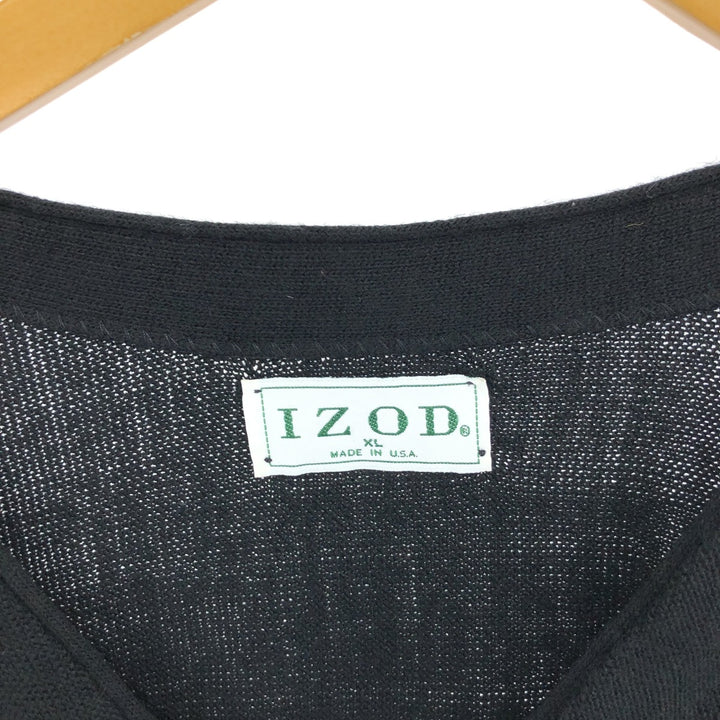 IZOD Acrylic Knit Cardigan Made in USA Men's XL /eaa478658